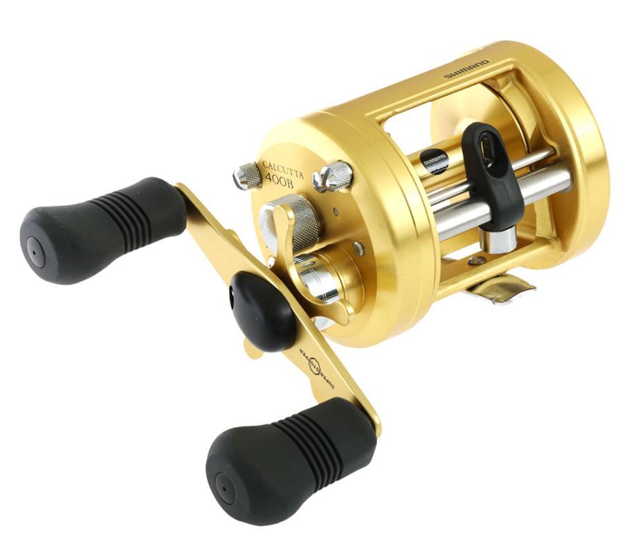 SHIMANO CALCUTTA 小船 400 ゴールド Shimano 03 CALCUTTA Kobune 400 Right Handle Baitcasting Reel